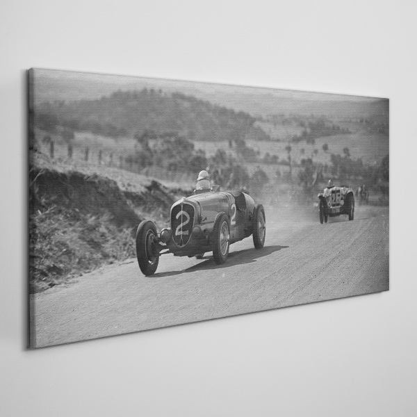 Racing thrills from the 1950s. Canvas print