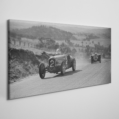 Racing thrills from the 1950s. Canvas print