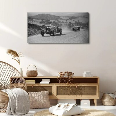 Racing thrills from the 1950s. Canvas print
