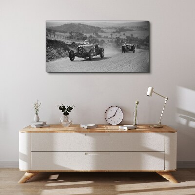 Racing thrills from the 1950s. Canvas print