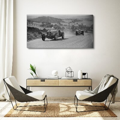 Racing thrills from the 1950s. Canvas print