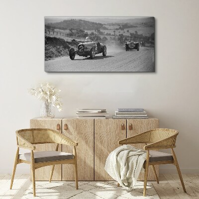 Racing thrills from the 1950s. Canvas print