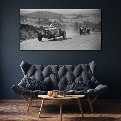 Racing thrills from the 1950s. Canvas print