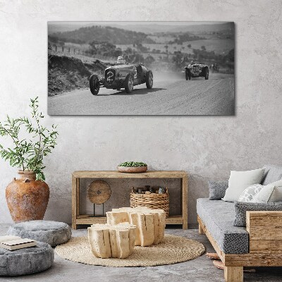 Racing thrills from the 1950s. Canvas print