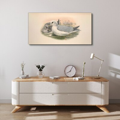 Birds animals Canvas print