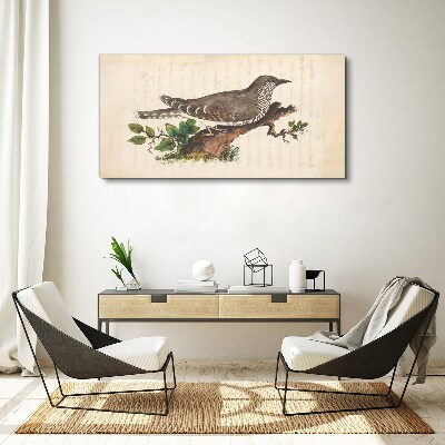 Cuckoo on a branch Canvas print