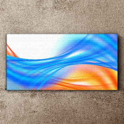 Waves of color in harmony Canvas Wall art