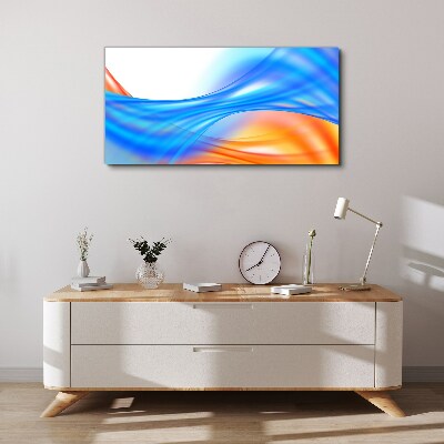 Waves of color in harmony Canvas Wall art
