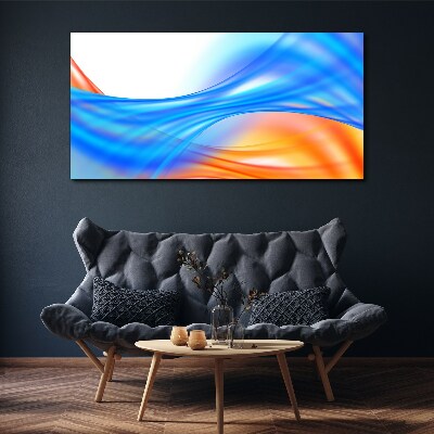 Waves of color in harmony Canvas Wall art