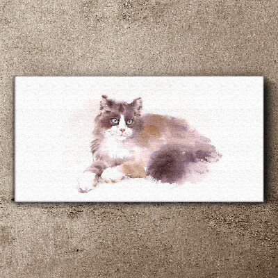 Cat's dream Canvas Wall art