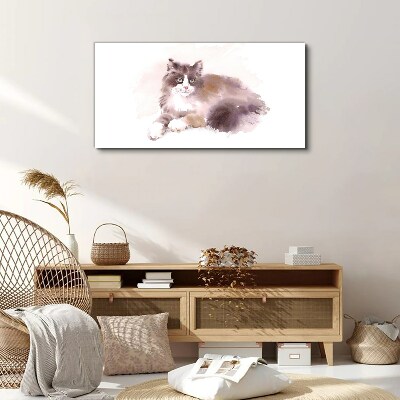 Cat's dream Canvas Wall art
