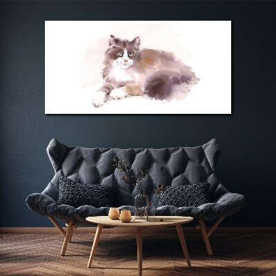 Cat's dream Canvas Wall art