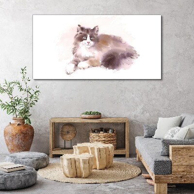 Cat's dream Canvas Wall art