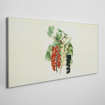 Fruit branch leaves Canvas Wall art