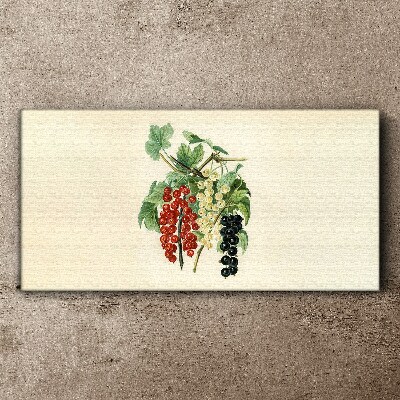 Fruit bouquet with currants Canvas Wall art