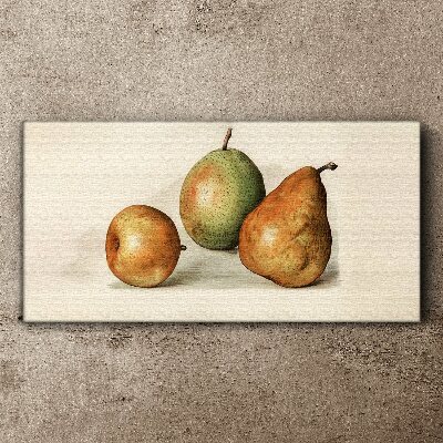 Modern fruit pear Canvas Wall art