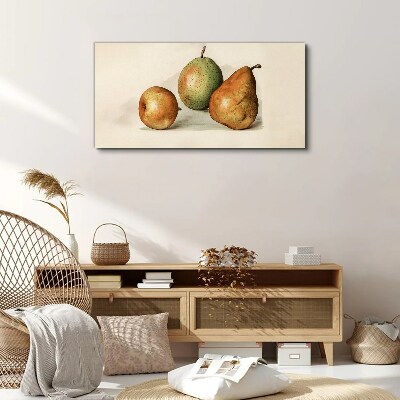 Modern fruit pear Canvas Wall art