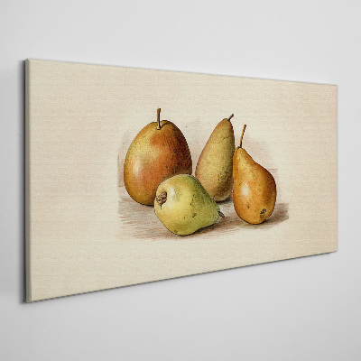 Fruits in harmonious shades Canvas Wall art