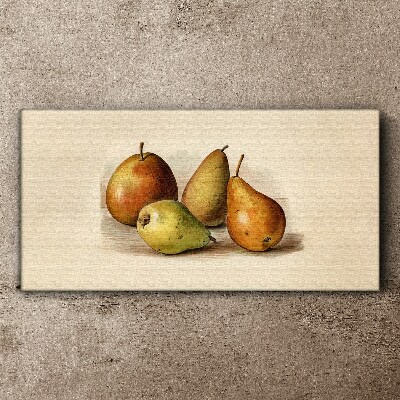 Fruits in harmonious shades Canvas Wall art