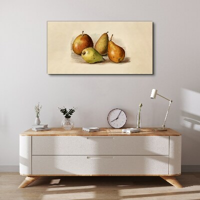Fruits in harmonious shades Canvas Wall art