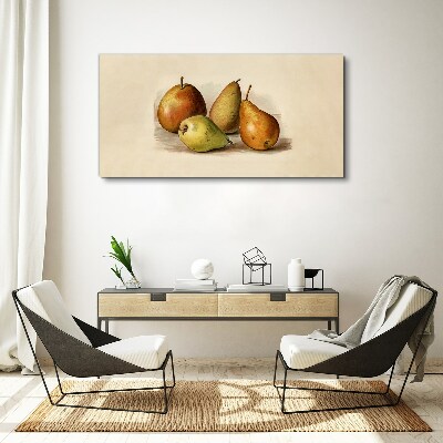 Fruits in harmonious shades Canvas Wall art