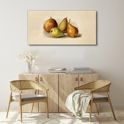 Fruits in harmonious shades Canvas Wall art