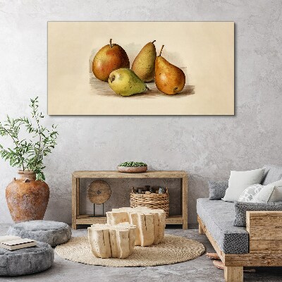 Fruits in harmonious shades Canvas Wall art