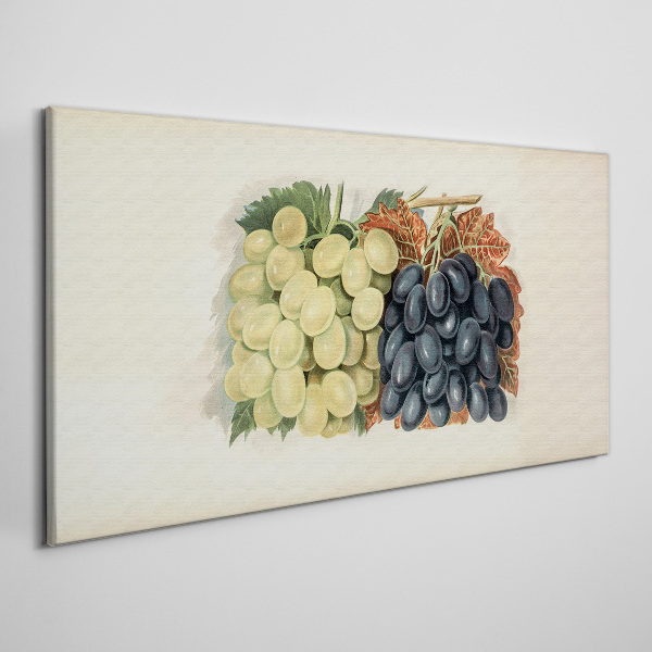 Fruit grapes leaves Canvas Wall art