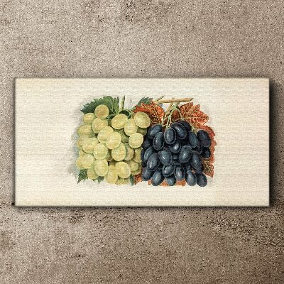 Fruit grapes leaves Canvas Wall art