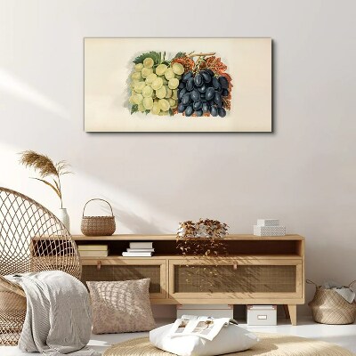 Fruit grapes leaves Canvas Wall art