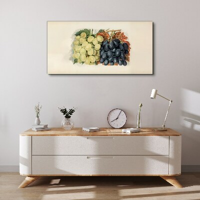 Fruit grapes leaves Canvas Wall art