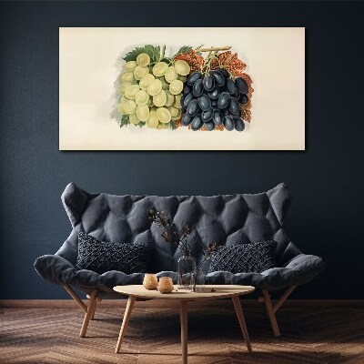 Fruit grapes leaves Canvas Wall art