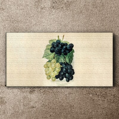 Fruity duo of grapes Canvas Wall art