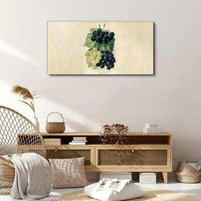 Fruit grapes leaves Canvas Wall art