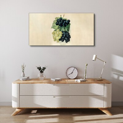 Fruity duo of grapes Canvas Wall art