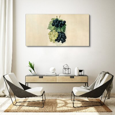 Fruity duo of grapes Canvas Wall art