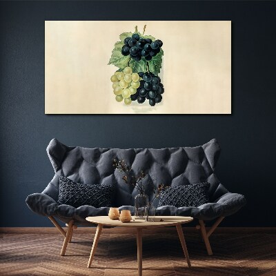 Fruit grapes leaves Canvas Wall art