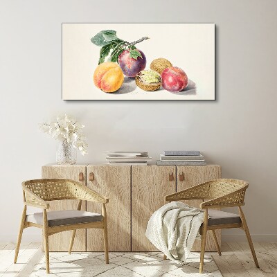 Fruit bouquet on a white background Canvas Wall art