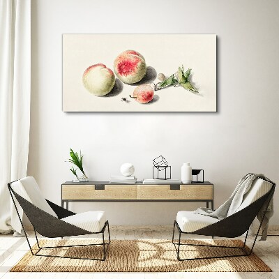 Peach fruit Canvas Wall art