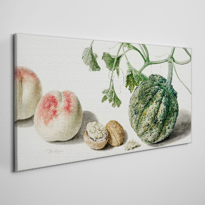 Modern fruit nuts Canvas Wall art