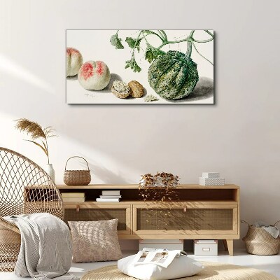 Modern fruit nuts Canvas Wall art