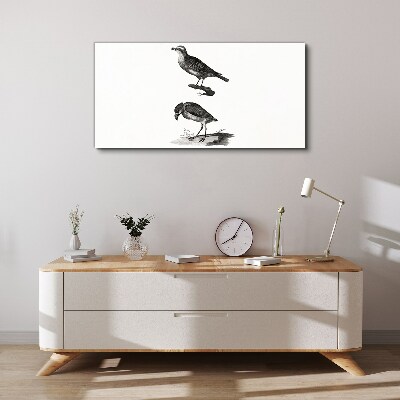 Birds on a branch Canvas Wall art