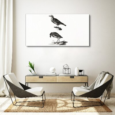 Birds on a branch Canvas Wall art
