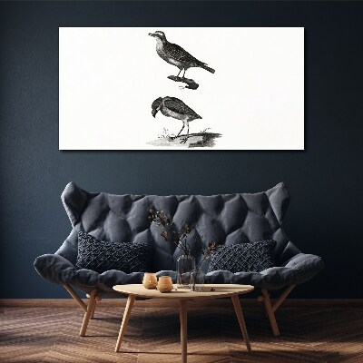 Birds on a branch Canvas Wall art