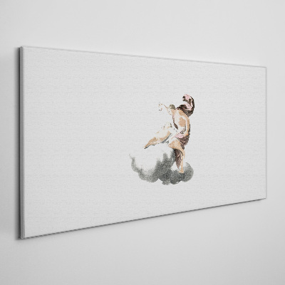 Angel on a cloud Canvas Wall art