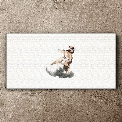 Angel on a cloud Canvas Wall art