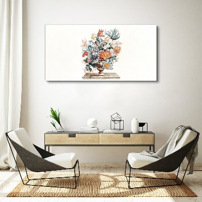 Figure flowers plant Canvas Wall art