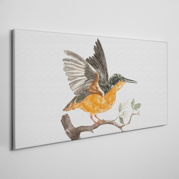 Rabbit in flight Canvas Wall art
