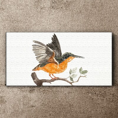 Rabbit in flight Canvas Wall art