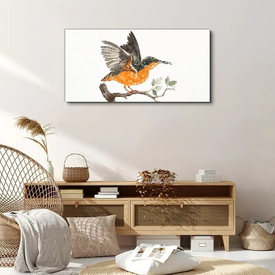 Rabbit in flight Canvas Wall art